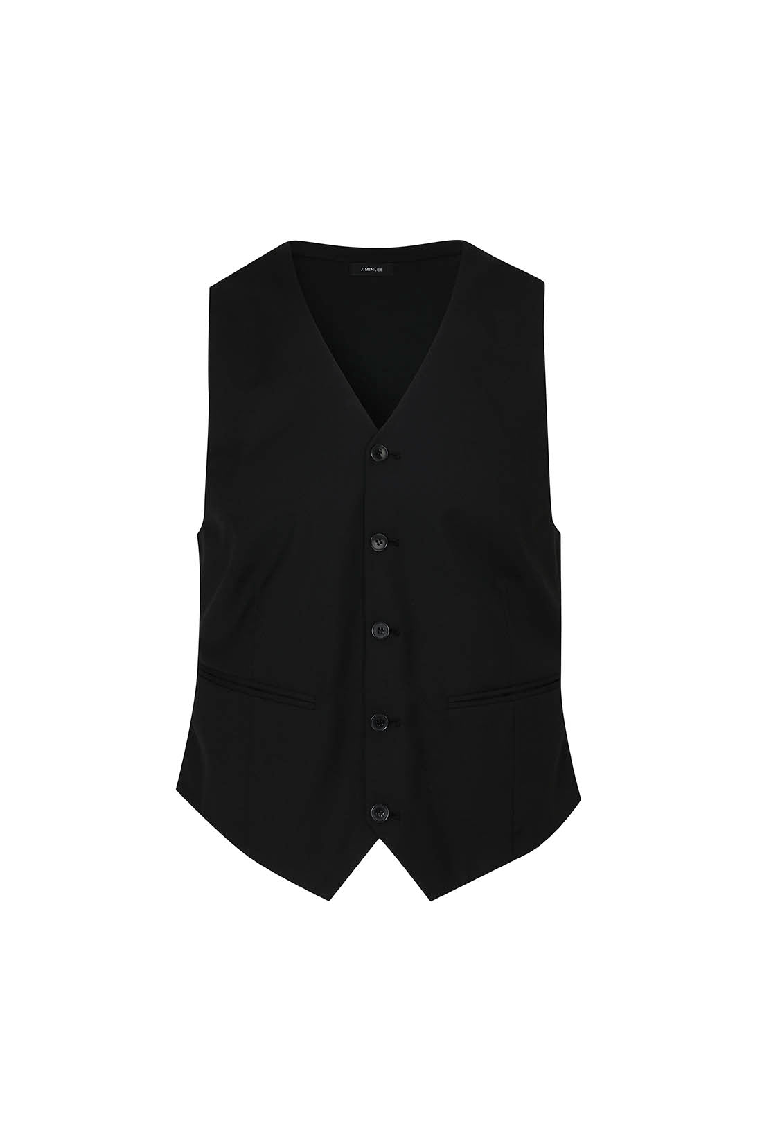 jiminlee-ss-24-jean-contrast-suit-vest-black