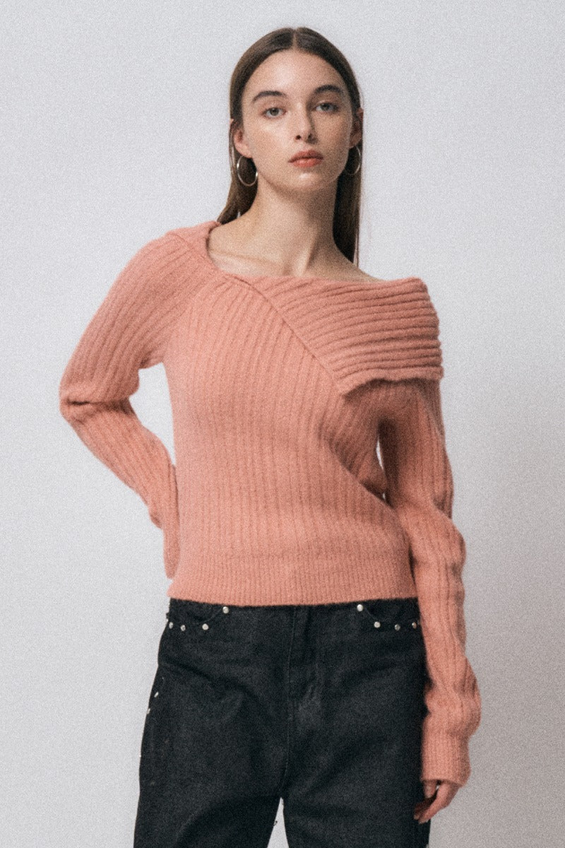 midnight-move-fw-24-one-shoulder-knit-(pink)