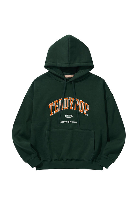 teddy-pop-ss-25-teddy-pop-campus-fleece-hoodie-(green)