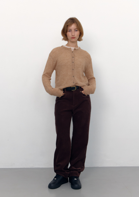 [THE FEU] FW 24 Corduroy pants (Dark Brown)