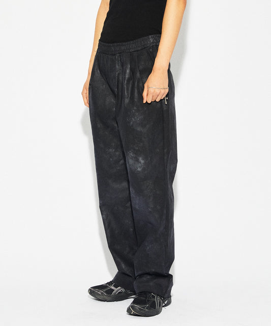 tonsil-ss-25-dirty-washing-banding-twotuck-wide-pants-black