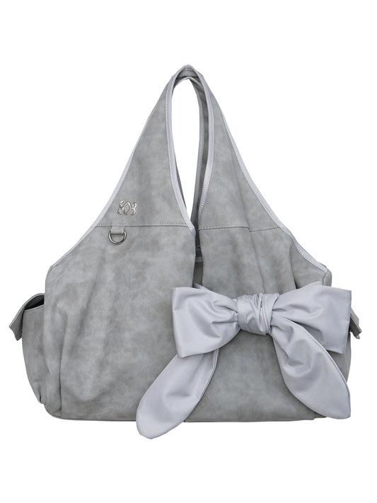 siweol107-ss-25-bow-shoulder-bag-(nubuck-light-gray)