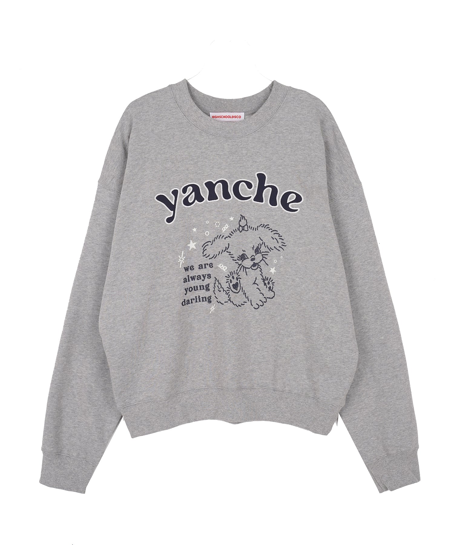 high-school-disco-ss-25-yanche-darling-sweatshirt_melange-gray