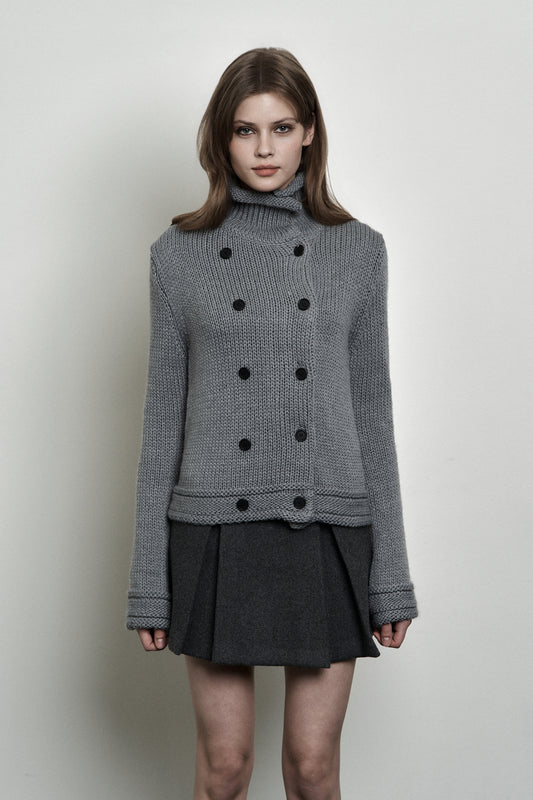 synerjyn-fw-24-double-button-knit-cardigan-sky-gray