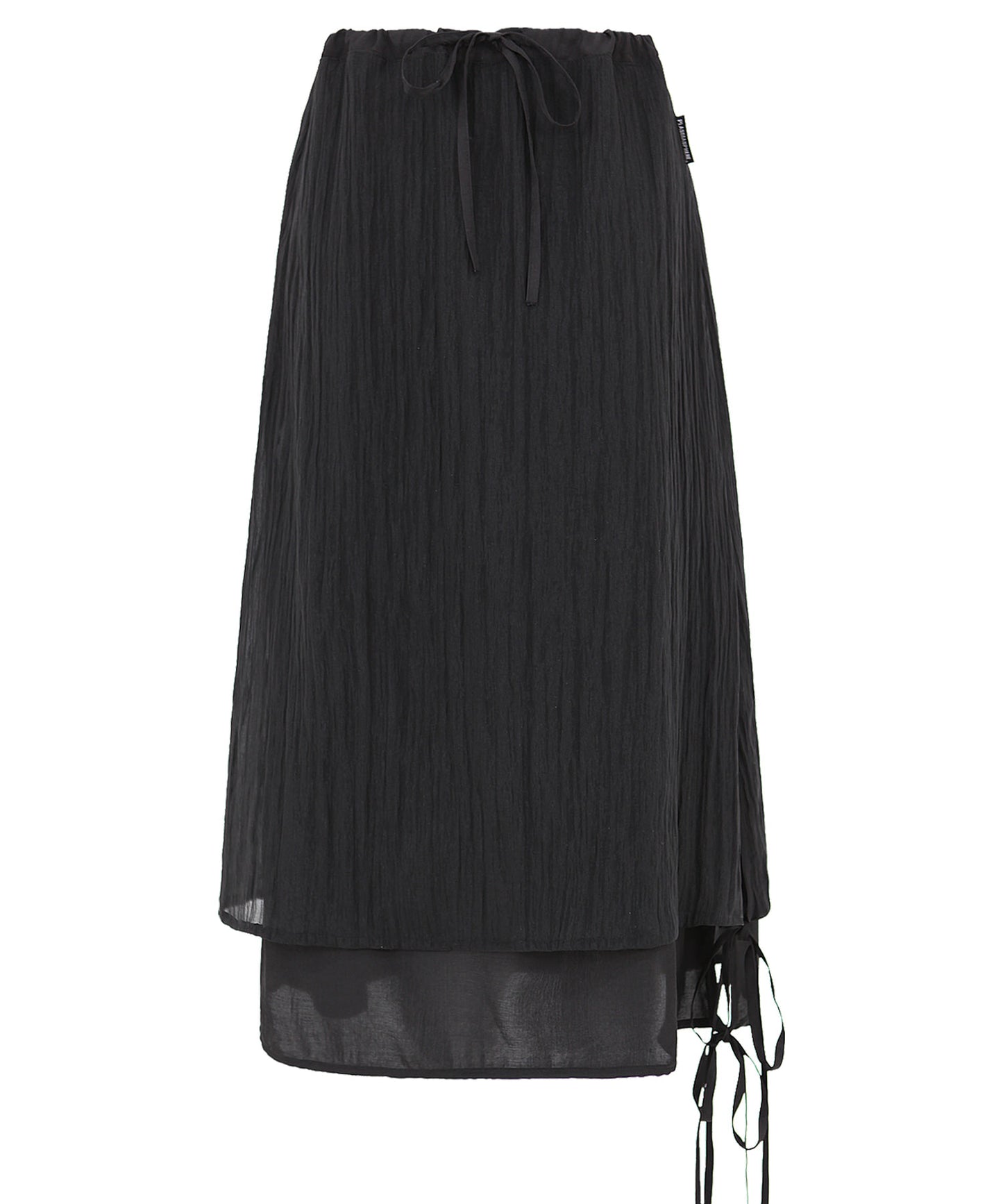 plasmasphere-ss-24-shine-double-skirt-in-black