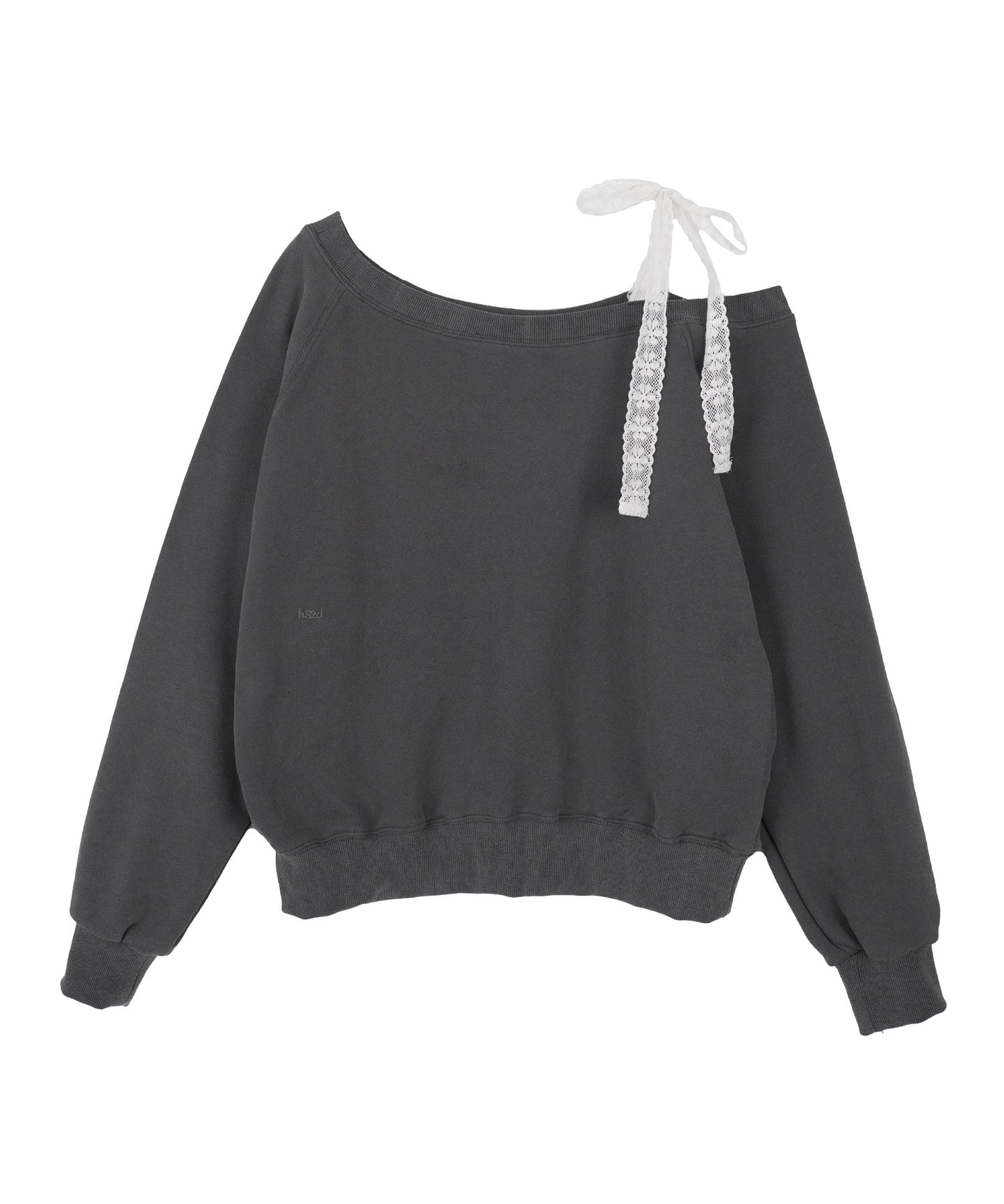 high-school-disco-ss-25-lace-pigment-shoulder-sweatshirt_charcoal