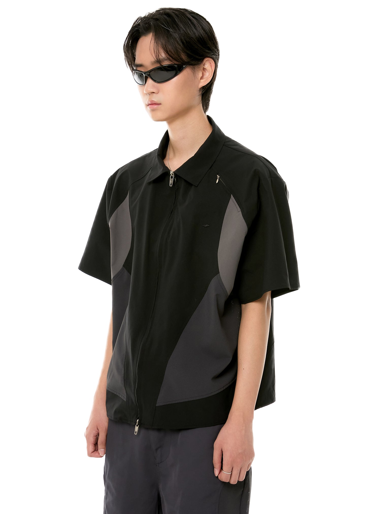 another-youth-ss-24-00223-panel-half-shirts-black