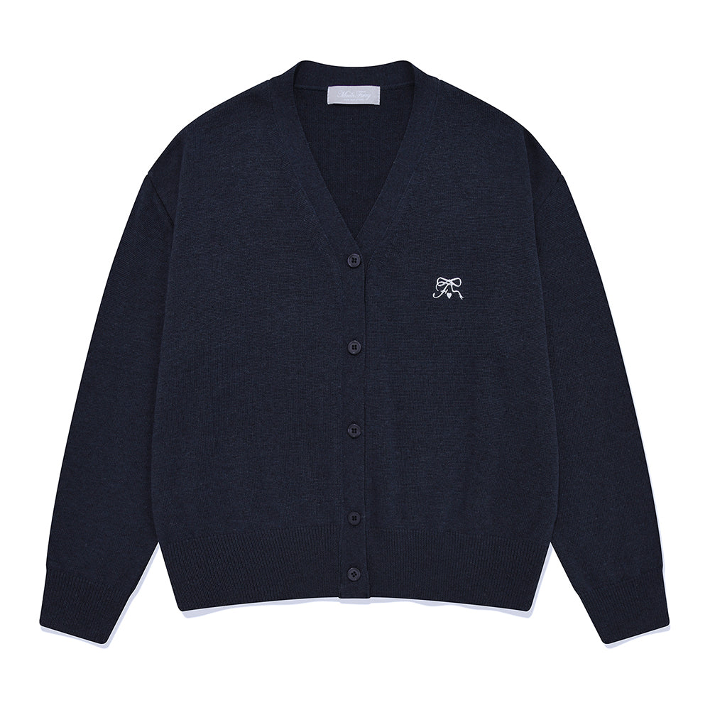 moonfairy-ss-24-mf-classic-vneck-cardigan-navy