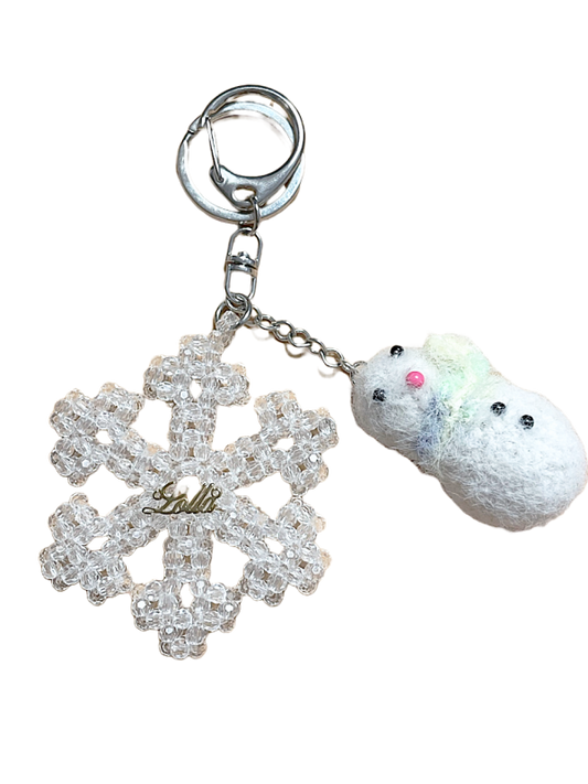 [LOLLA] Seasonless Crystal Frost Keyring