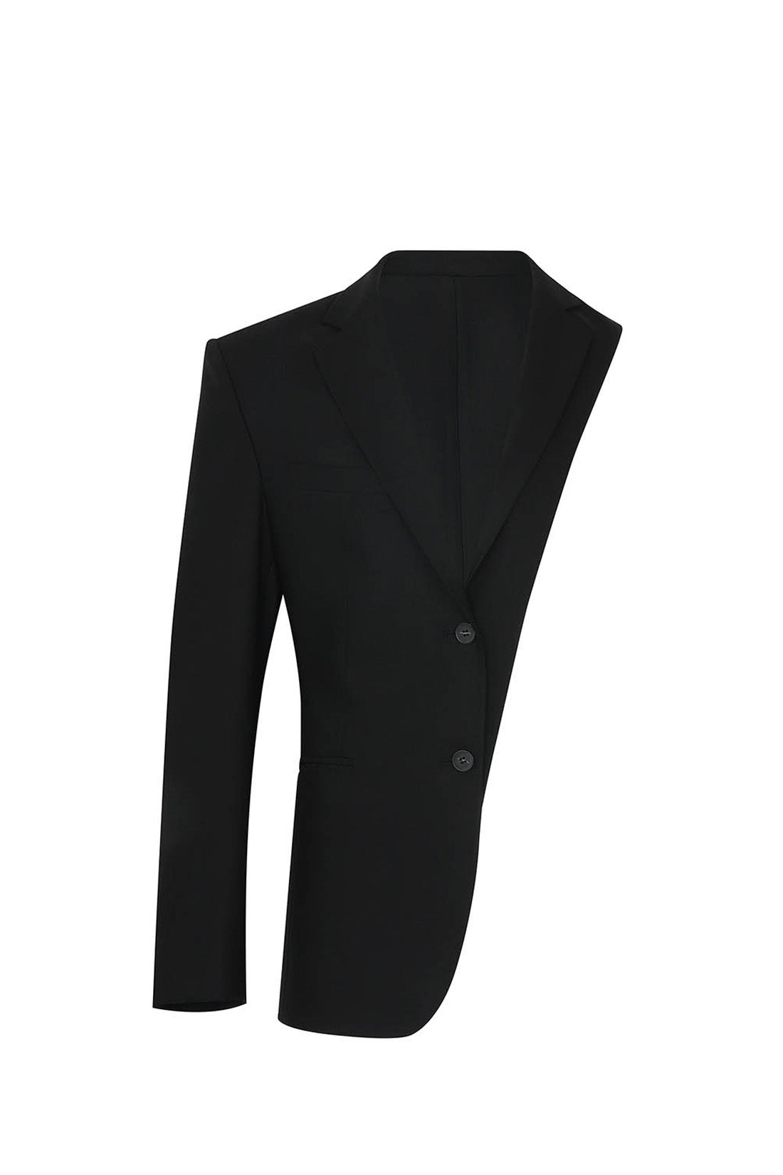 jiminlee-ss-24-right-cutout-suit-jacket-black