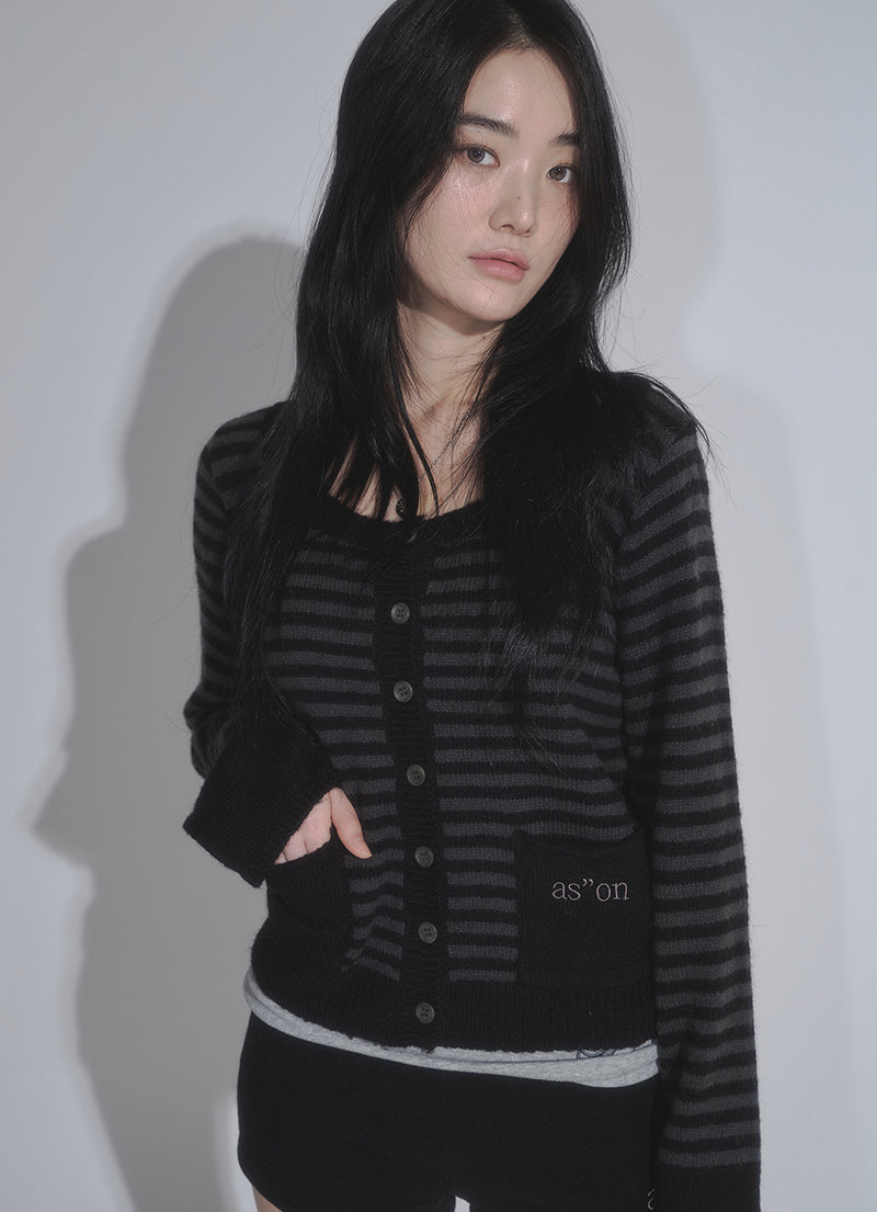 as-on-ss-25-nut-pocket-cardigan-/-stripe-black