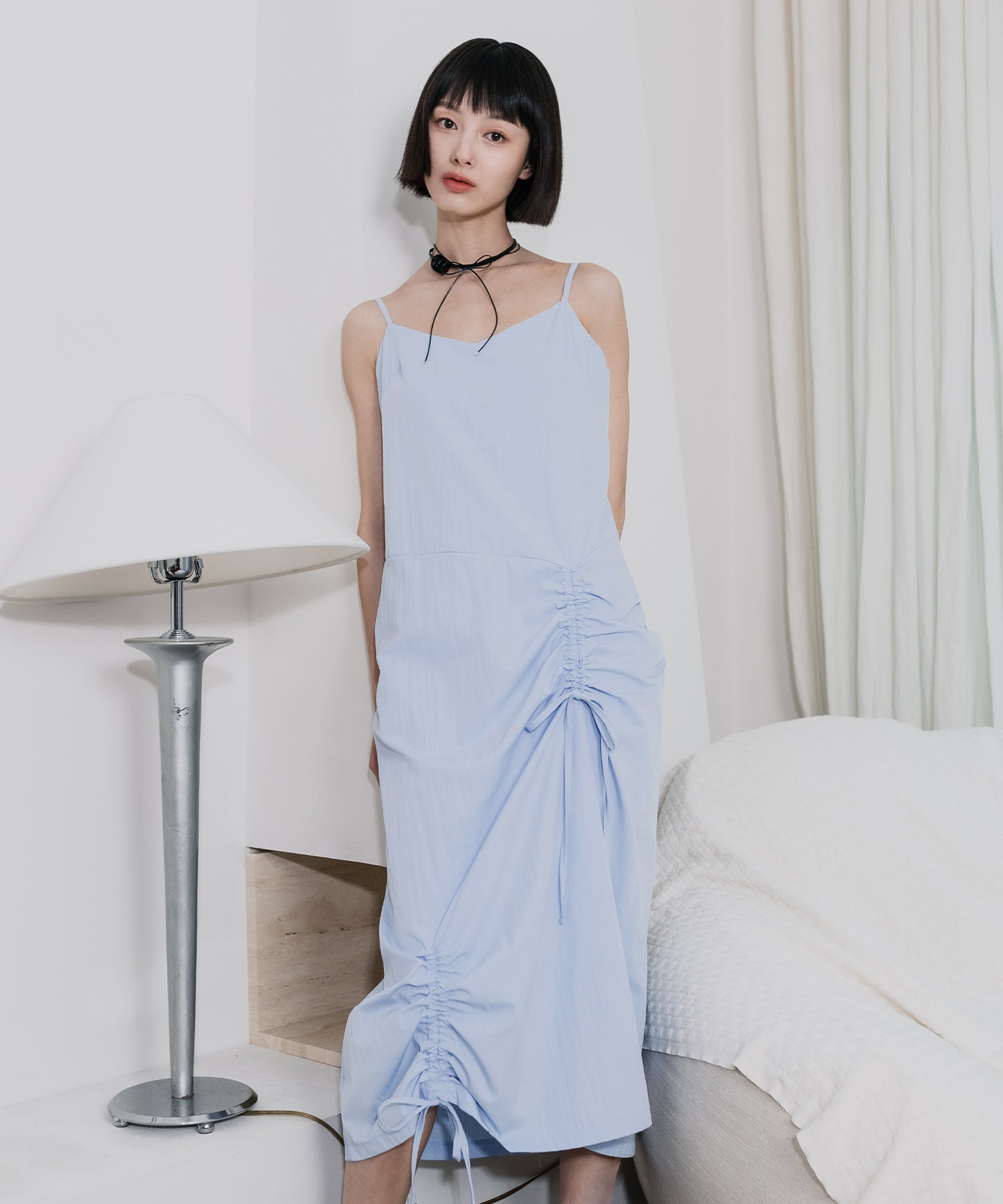 high-school-disco-ss-24-shirring-point-sleeveless-long-dress-sky-blue