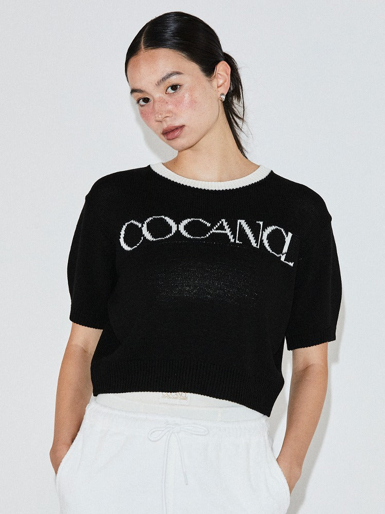 cocancl-ss-24-ccl-round-knit-top-black