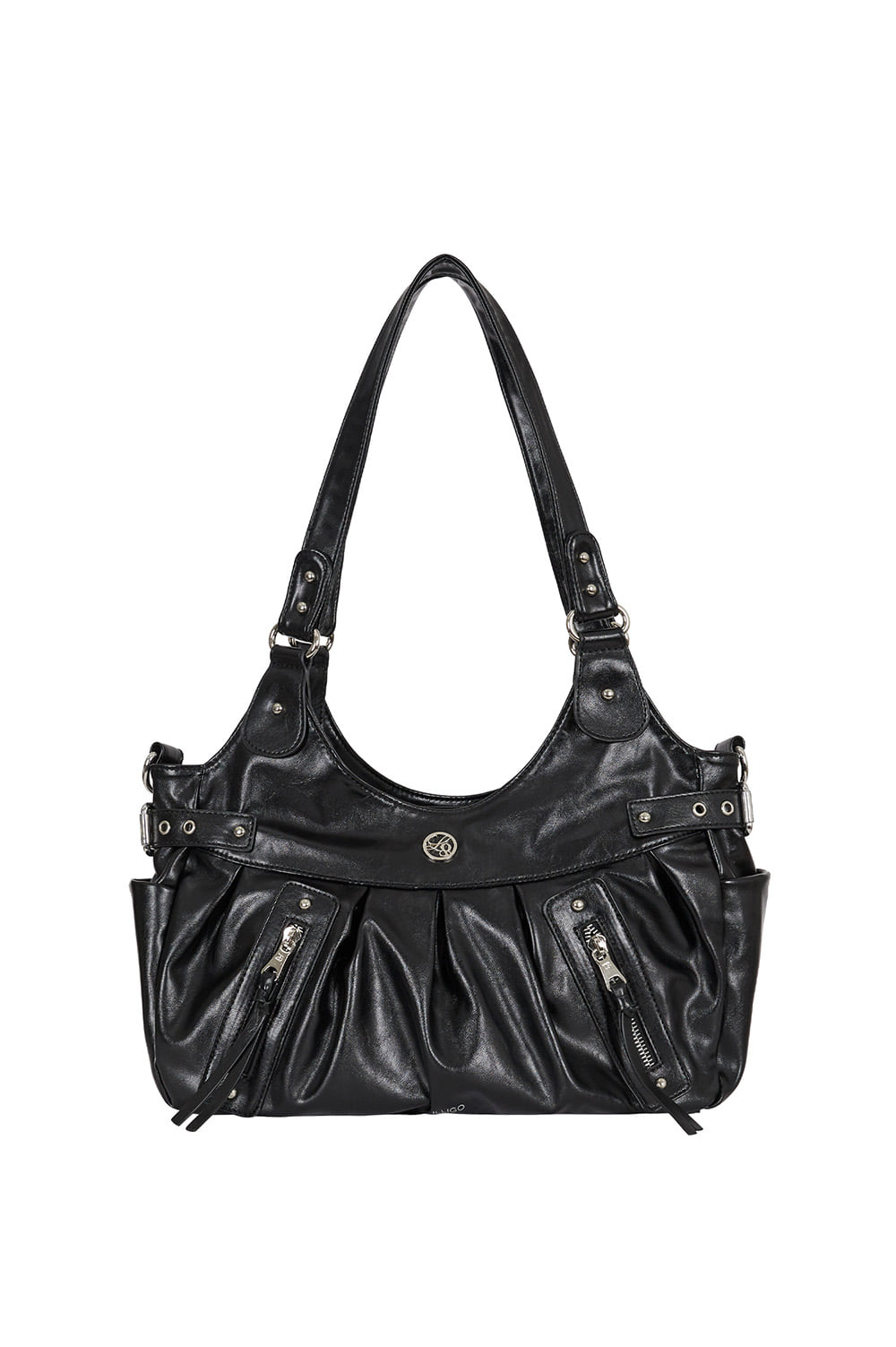 illigo-ss-25-amber-buckle-shoulder-bag-black