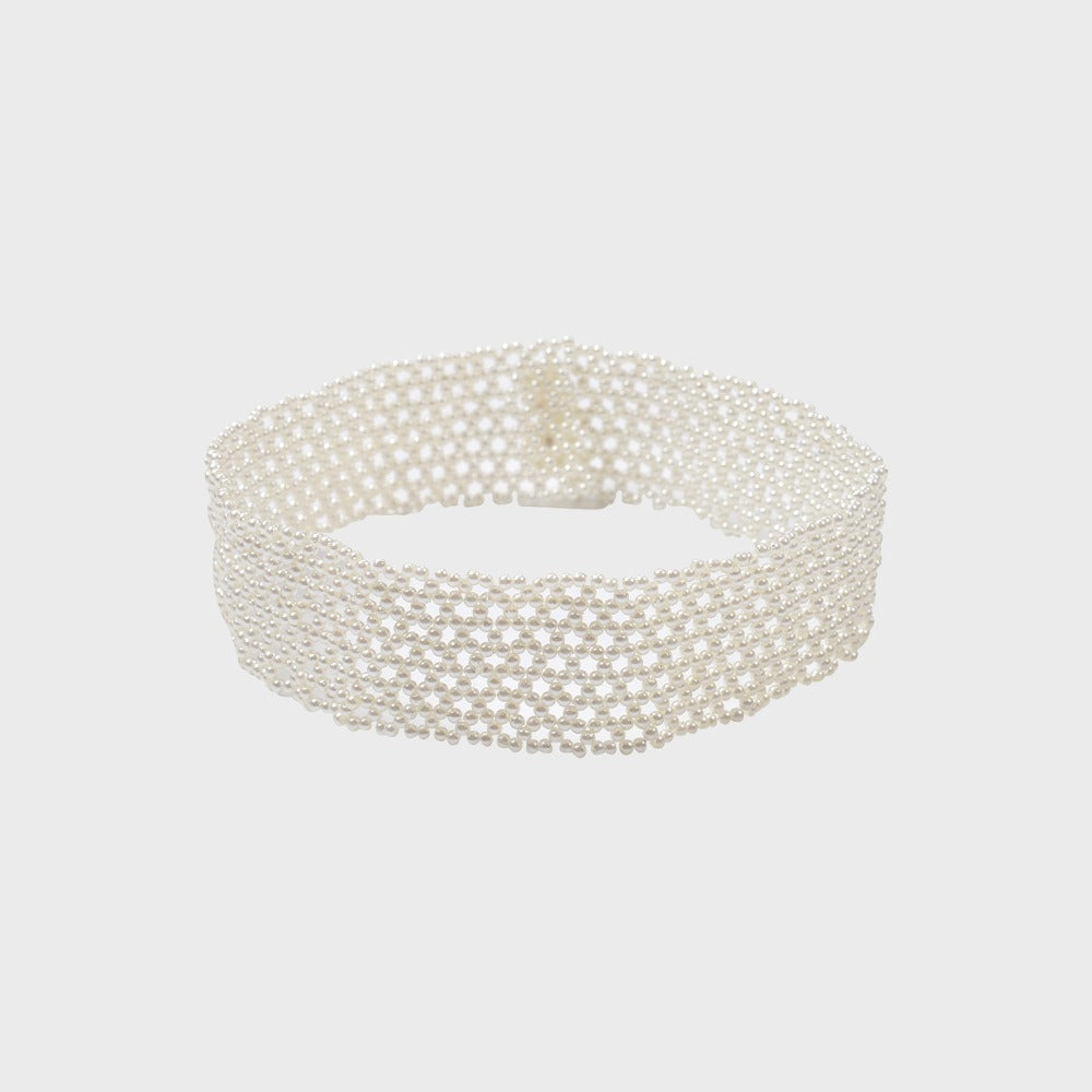 eireve-seasonless-netted-beads-choker-pearl