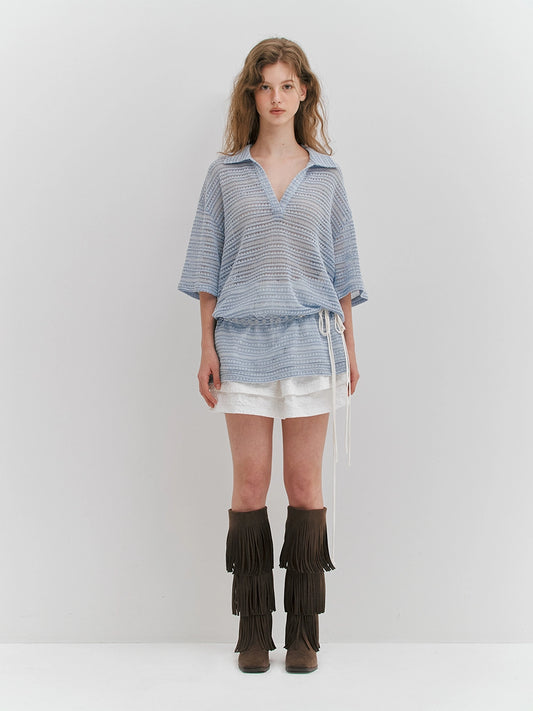 meenderi-ss-25-stripe-open-collared-tshirt-sky-blue