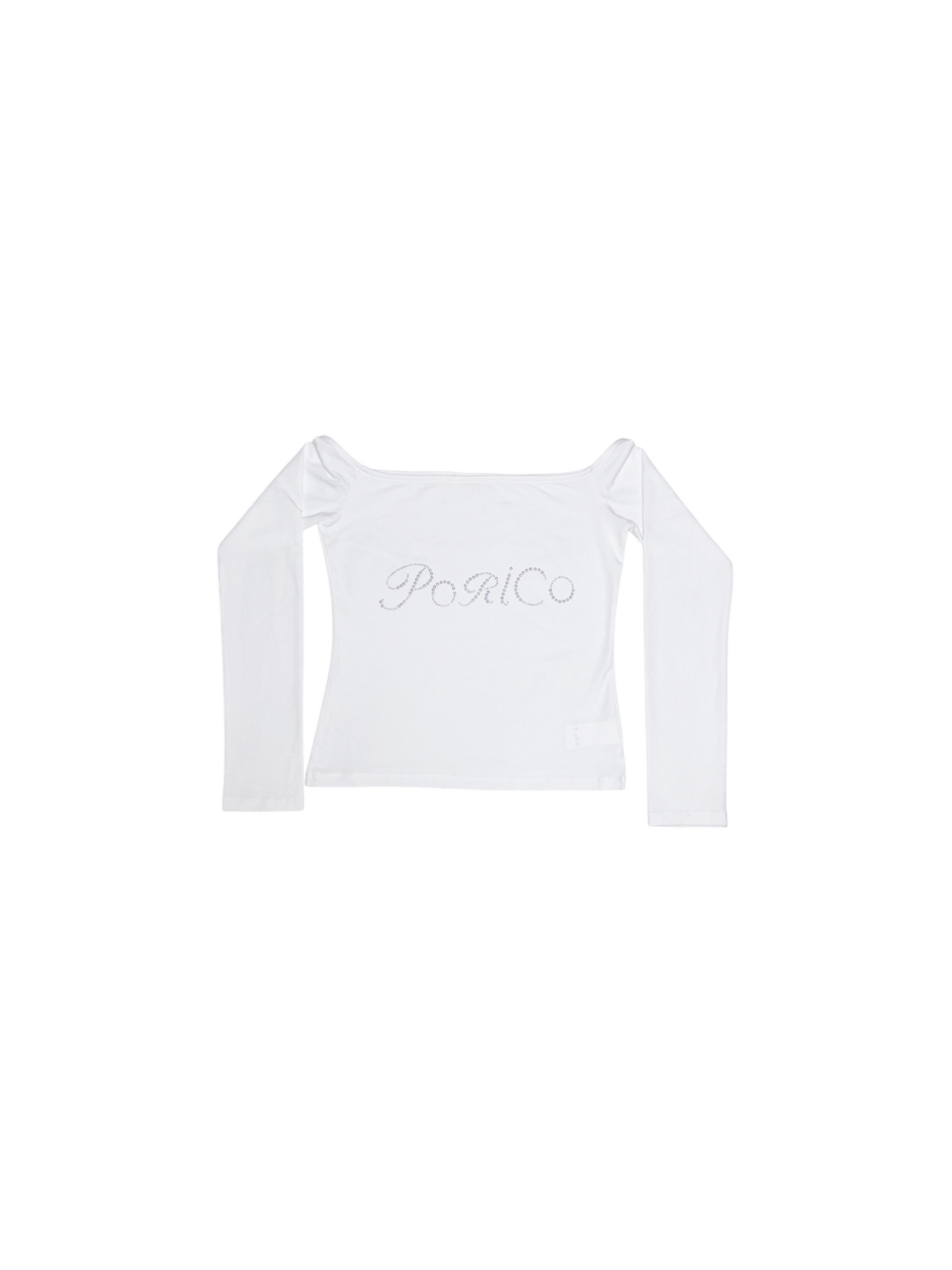 porico-world-fw-24-offshoulder-long-sleeve-white