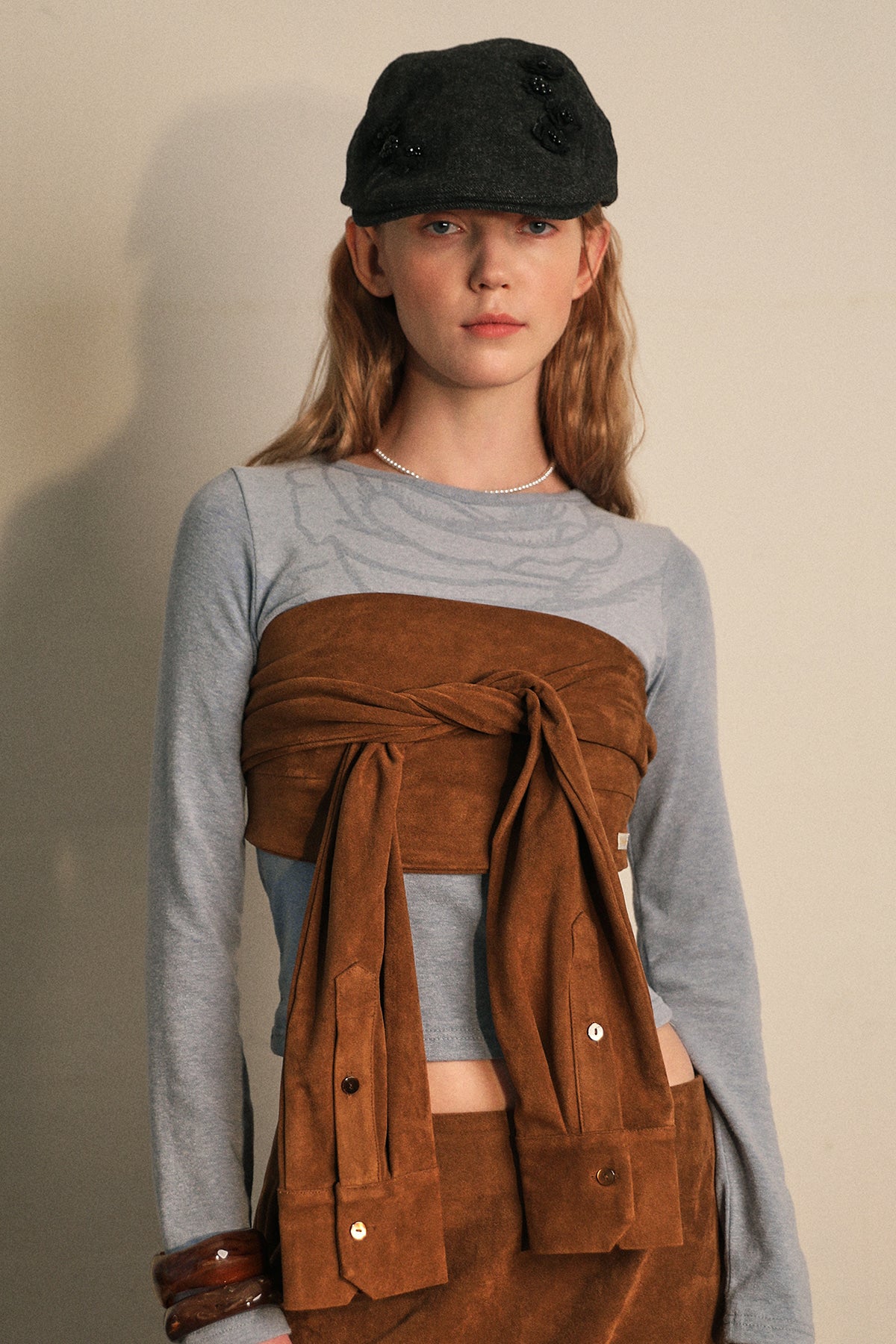 nana-crew-fw-24-suede-shirt-sleeve-bustier-camel