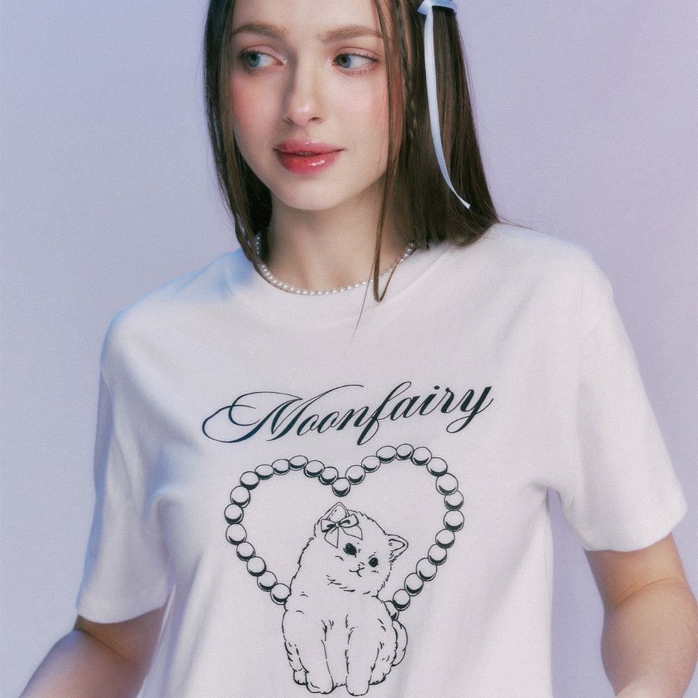 moonfairy-ss-24-mf-line-heart-kitty-teewhite