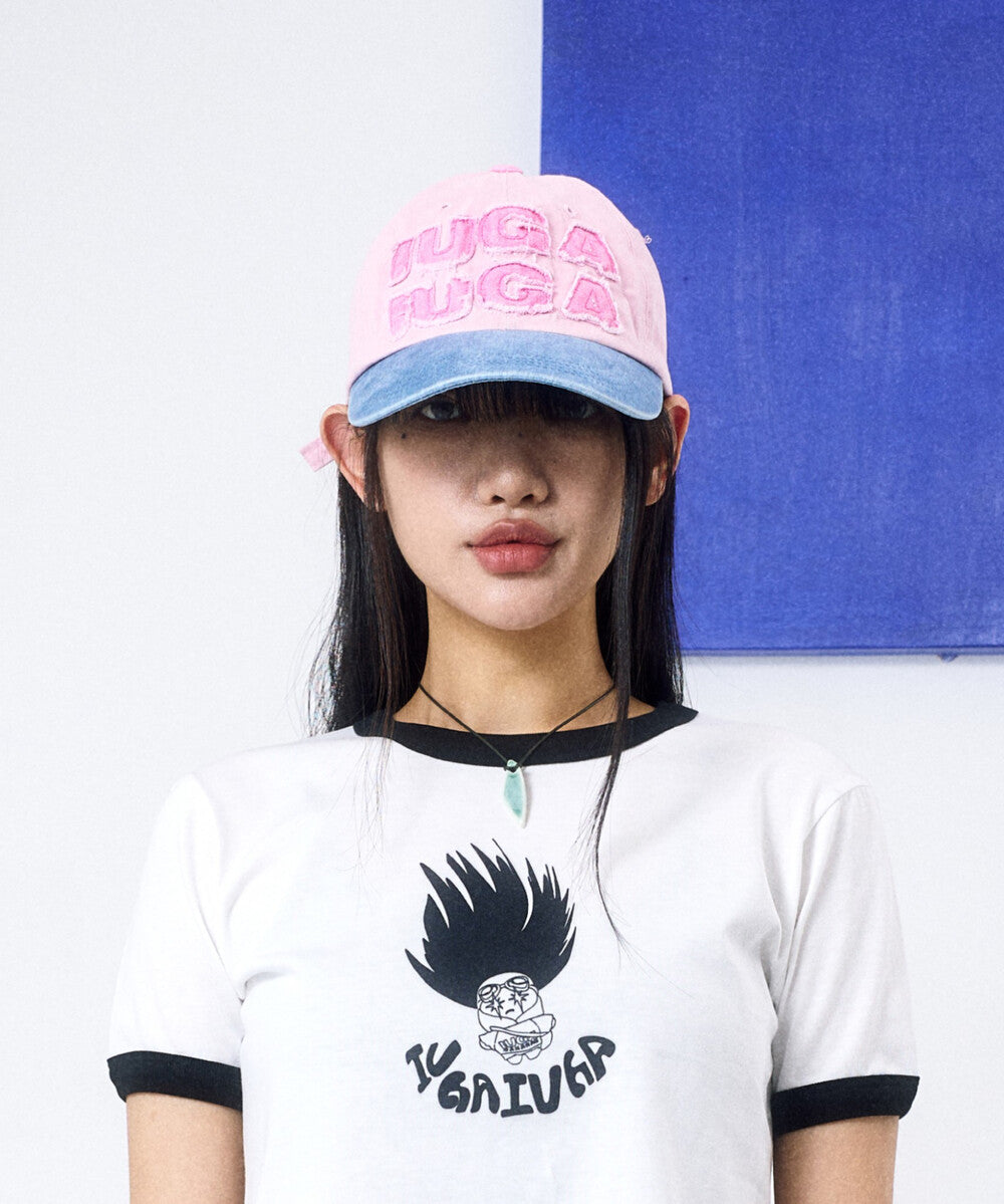 iugamakaras-ss-24-washed-patch-ball-cap-pink