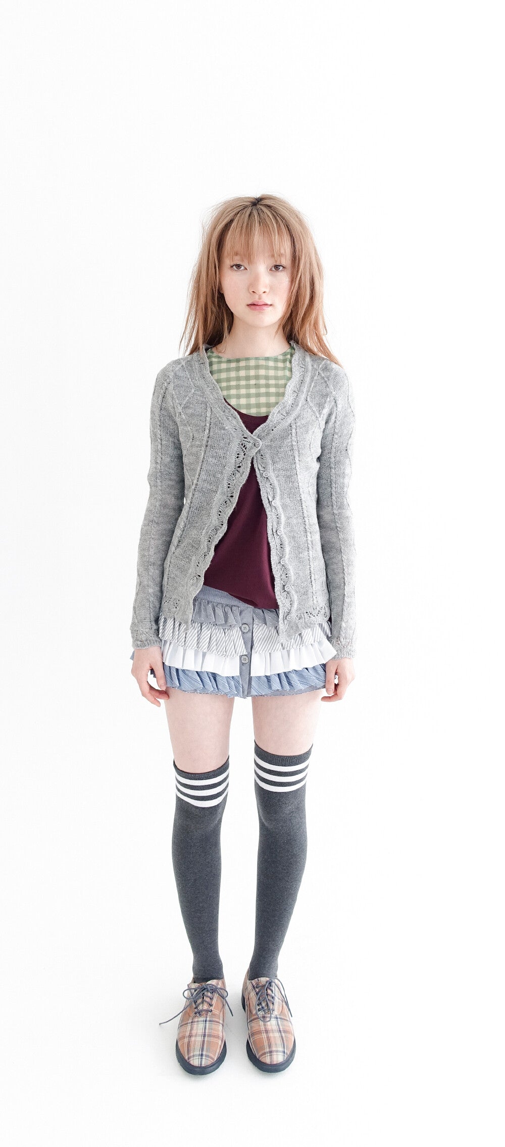 faerie-ss-24-knitted-frill-color-cardigan