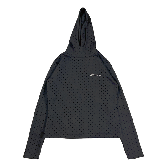 afternude-fw-24-polka-dot-hoodie-(charcoal)