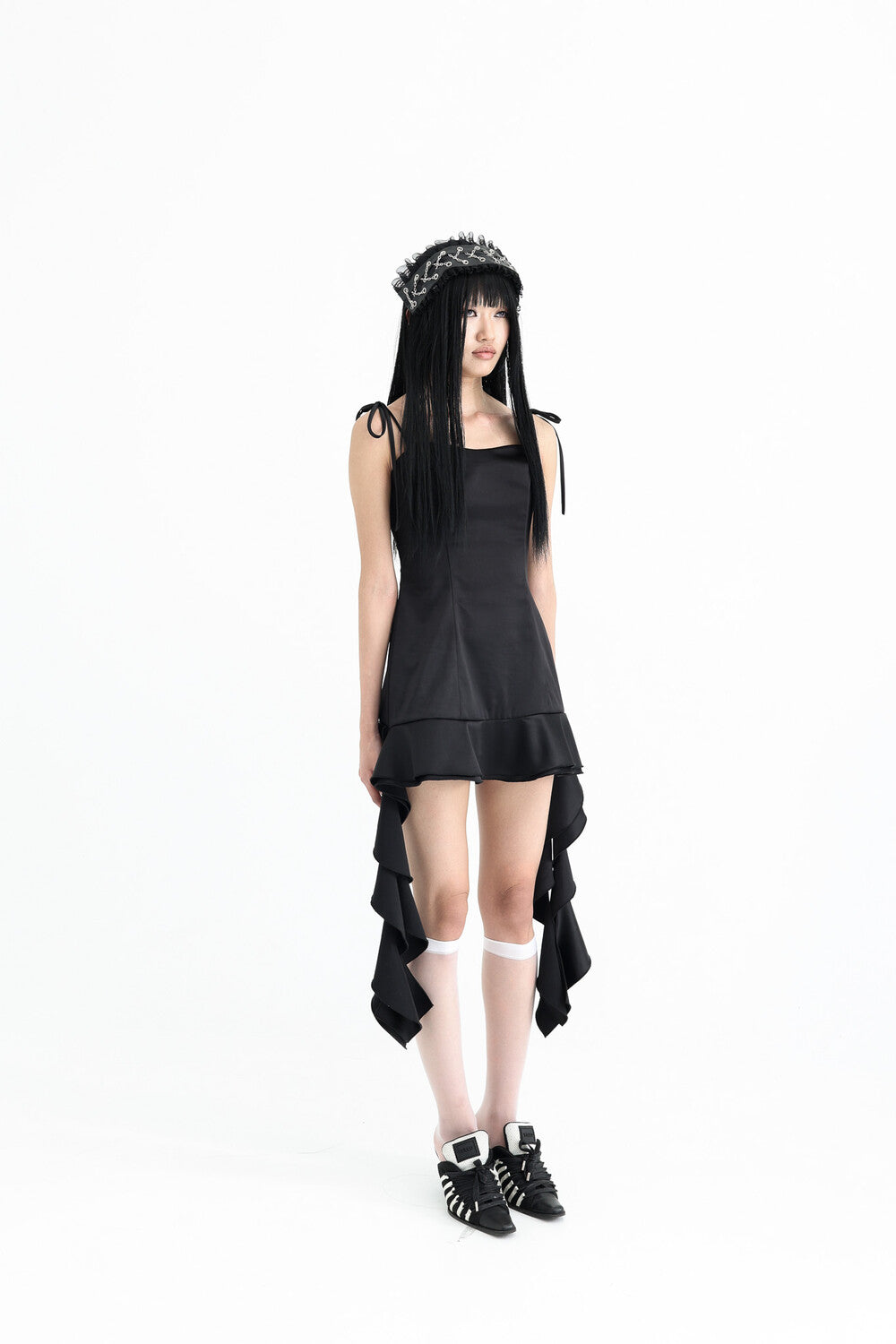 kaiya-ss-25-narcissism-dress-black