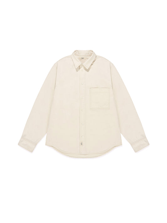 glowny-ss-24-g-classic-cotton-twill-shirt-ivory