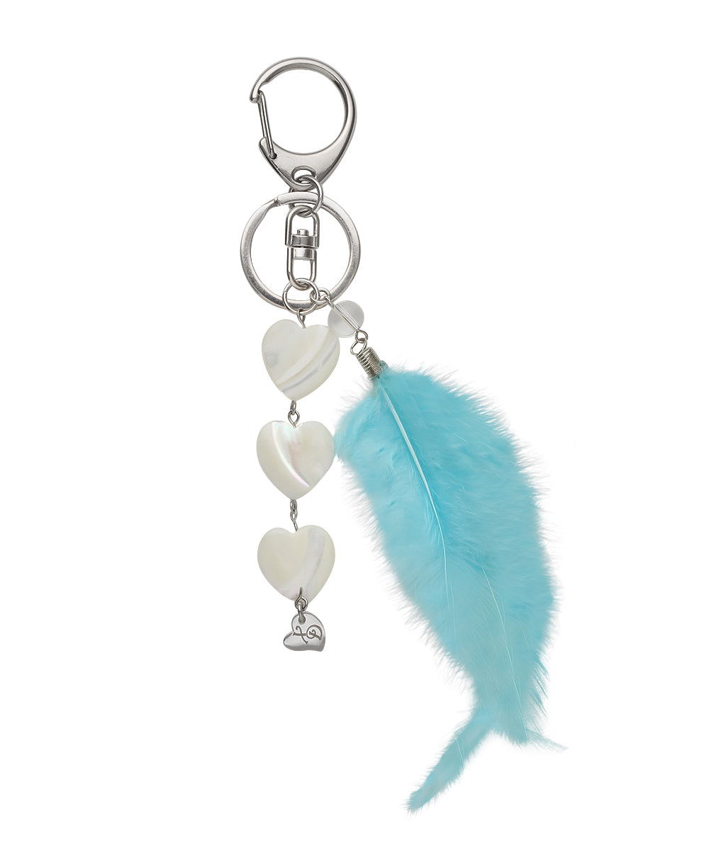 xanadu-seasonless-23-aqua-feather-keyring